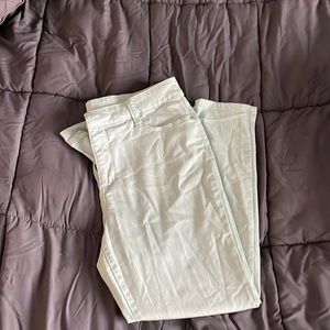 Seafoam green jeans